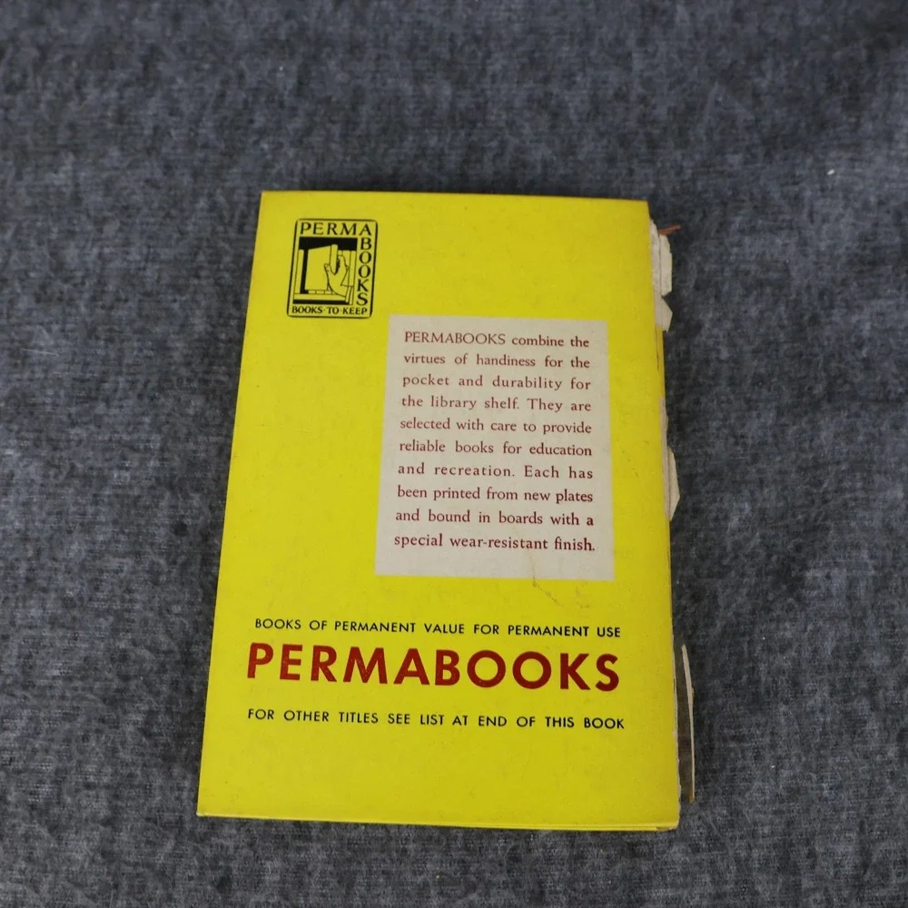 Vintage 1950 The Science Fiction Galaxy Groff Conklin Yellow HC Permabooks USA